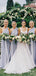 One Shoulder Mermaid Cheap Long Custom Bridesmaid Dresses , BGB0069