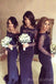 Popular Off Shoulder Mermaid Long Sleeves Cheap Long Custom Bridesmaid Dresses , BGB0073