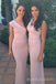 One Shoulder Mermaid Cheap Long Custom Bridesmaid Dresses, BGB0096