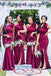 One Shoulder Satin Mermaid Side Slit  Long Custom Bridesmaid Dresses, BGB0109