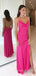 Sext Backless Spaghetti Straps Long Evening Prom Dresses, Mermaid Cheap Prom Dress, BGS0302