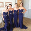 Mermaid Sweet Heart Royal Blue Cheap Long Bridesmaid Dresses, BG51400