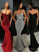 Spaghetti Strap Mermaid Sexy Popular Long Evening Prom Dresses, WP019