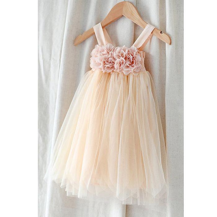 Cute Pretty Unique Cheap Weding Little Girl Flower Girl Dresses, FGD003 - Wish Gown