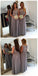 Cap Sleeve Lace Grey Floor-Length Wedding Guest Dresses, BG51287 - Bubble Gown