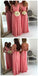 Jersey Convertible Open Back Sexy Long Bridesmaid dresses, BG51382 - Bubble Gown