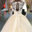 Online Elegant Cheap Sleeveless Bridal Ball Gown Long Wedding Dresses, BG51595