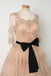 Half Sleeves Tulle Applique Lovely Affordable Short Homecoming Dresses, BG51603 - Bubble Gown