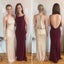 Affordable Mismatched Sequin Popular Charming Long Bridesmaid Dresses, BG51620 - Bubble Gown