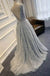 Elegant Low Back Tulle Applique Long Affordable Evening Prom Dresses, BG51542 - Bubble Gown