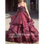 Elegant Sweetheart Black Formal Inexpensive Popular Long Prom Dresses, BGP092 - Bubble Gown