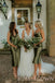 Spaghetti Straps Cowl Neck Green Satin Long Bridesmaid Dresses , BN1002