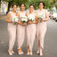 Simple Mermaid Chiffon Long Custom Bridesmaid Dresses , BN1291