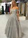 Off Shoulder Beaded Long Custom Evening Prom Dresses, Cheap Sweet Dresses, MR7067