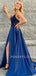 A-Line Lace Long Evening Prom Dresses, Cheap Sweet Prom Dresses, MR7098