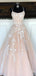 A-line Yellow Tulle Spaghetti Straps Appliques Long Evening Prom Dresses, MR8049