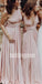 Pretty Mismatched Styles  Long Bridesmaid Dresses BMD004