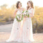 Charming Unique Romantic A Line Long Wedding Bridesmaid Dresses, BGP284 - Bubble Gown