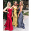 Sexy Open Back Mermaid Long Bridesmaid Dresses GDW111