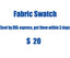 Fabric Swatch, Fabric Sample