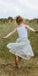 Cute Simple  Lovely Light Green Tulle Flower Girl Dresses, FDH009