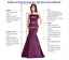 One Shoulder A-Line Purple Satin High Low Long Backless Evening Prom Dresses, Cheap Custom prom dresses, MR7501