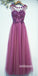 New Arrival Formal Cheap Elegant Lace Up Back Long Prom Dresses, BGP026