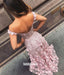 Off the Shoulder Applique Lace A Line Long Prom Dresses WP037