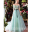 Off the Shoulder Charming Half Sleeves Long Evening Prom Dresses, BGP043