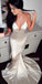 Spaghetti Strap Open Back Mermaid Long Prom Dresses FP1160