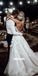 Charming Sweetheart Applique Tulle Long Wedding Dresses, BGH070