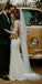 Elegant V-neck Long Sleeves Mermaid Lace Wedding Dresses, BGH087