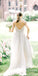 V-back Sleeveless Seen Through Applique Lace  Bridal Long Wedding Dresses, BGH003